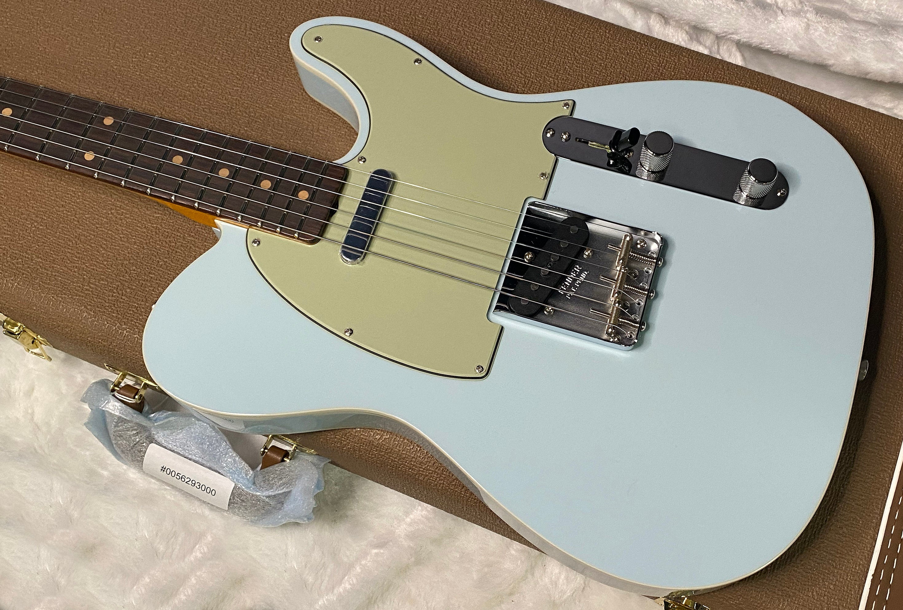 NEW! Fender Custom Shop Flamethrower Telecaster Custom - NOS - Modern Specs - Texas Special Pick-Ups - AAAA Flamed Neck -Sonic Blue - Authorized Dealer - 7.9lbs - G07231