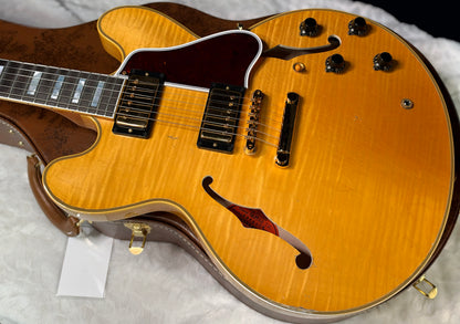 NEW! Gibson Custom 1960 ES-355 Reissue - Antique Blonde, Light Aged- Authorized Dealer - In-Stock! 8.5lbs - G07976