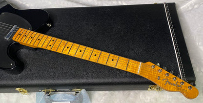 NEW! Fender Custom Shop Flamethrower Telecaster Custom - NOS - Modern Specs - Texas Special Pick-Ups - AAAA Flamed Neck - Black Sparkle - Authorized Dealer - 7.5lbs - G07234