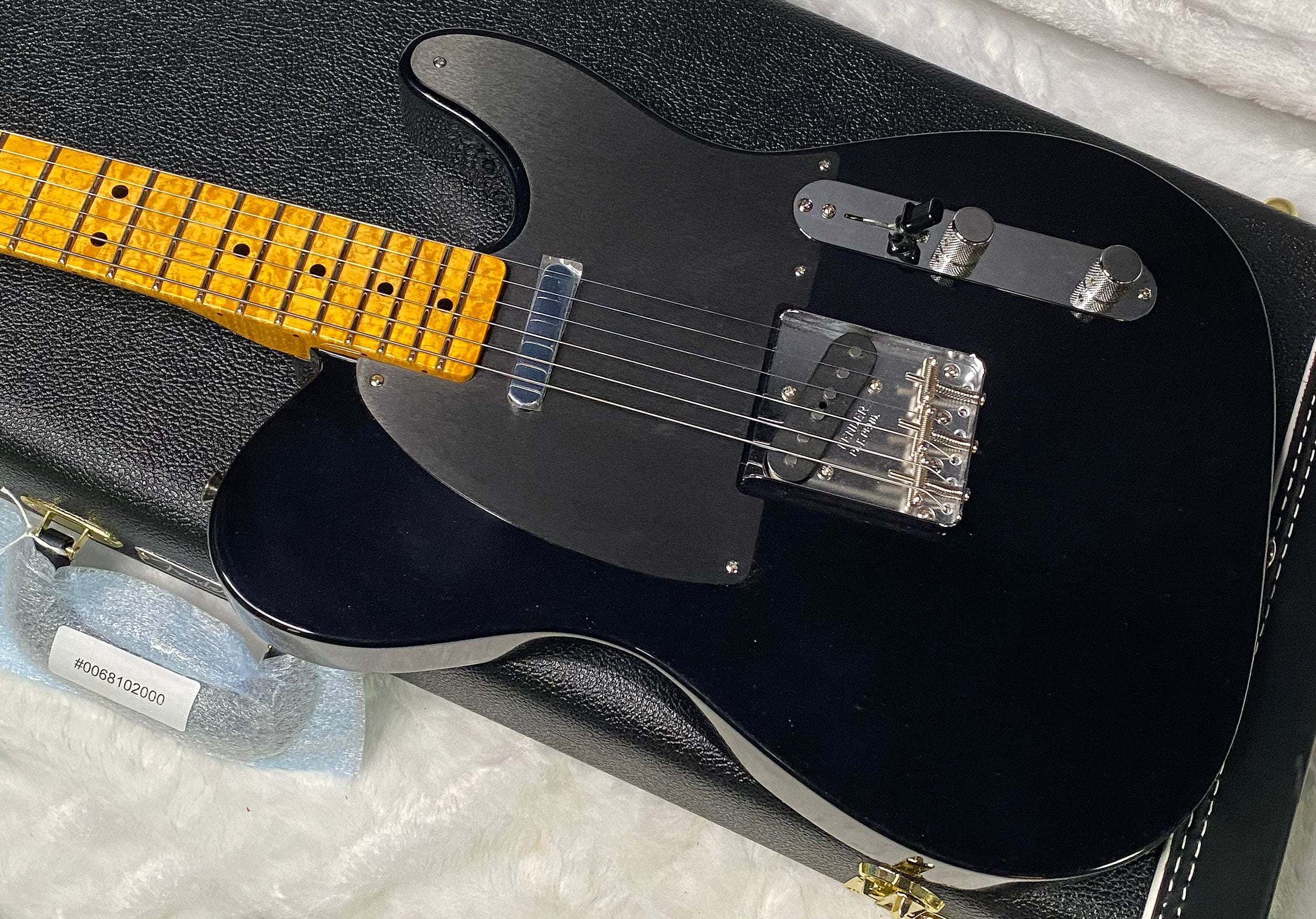 NEW! Fender Custom Shop Flamethrower Telecaster Custom - NOS - Modern Specs - Texas Special Pick-Ups - AAAA Flamed Neck - Black Sparkle - Authorized Dealer - 7.5lbs - G07234