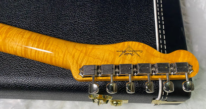 NEW! Fender Custom Shop Flamethrower Telecaster Custom - NOS - Modern Specs - Texas Special Pick-Ups - AAAA Flamed Neck - Black Sparkle - Authorized Dealer - 7.5lbs - G07234