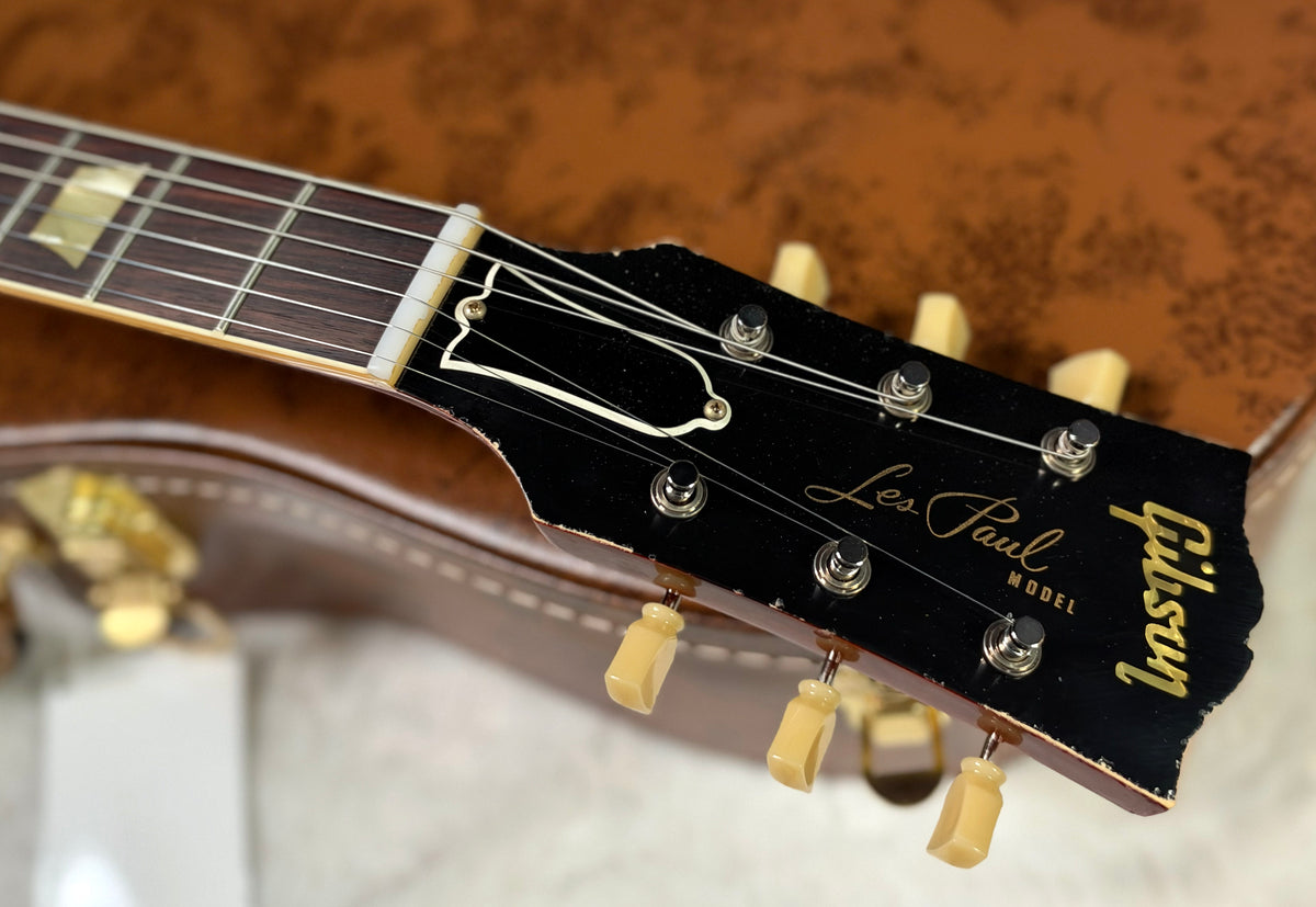 NEW! Gibson Custom Limited Edition 1959 Les Paul Standard Reissue - Birdseye Maple Top - Peach Tea Burst - Light Aged - BOTB Pg 151 - Authorized Dealer - 8.8 lbs - G08025