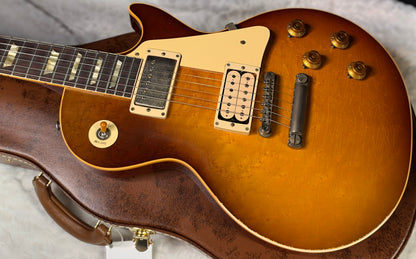 NEW! Gibson Custom Limited Edition 1959 Les Paul Standard Reissue - Birdseye Maple Top - Peach Tea Burst - Light Aged - BOTB Pg 151 - Authorized Dealer - 8.8 lbs - G08025