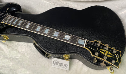 NEW! Gibson Custom Shop SG Custom Batwing P-90 - Murphy Lab Heavy Aged - Ebony Finish - Authorized Dealer - 7.65 lbs - G07239