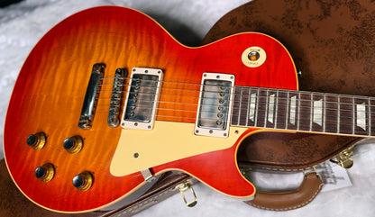NEW! Gibson Custom 1960 Les Paul Standard Reissue VOS - Tangerine Burst - Only 8.35 lbs - Super Wide Monster Quilt / Flame Top - Authorized Dealer - G07934