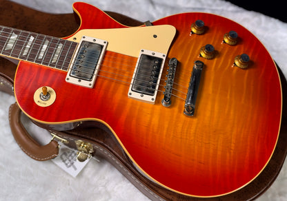 NEW! Gibson Custom 1960 Les Paul Standard Reissue VOS - Tangerine Burst - Only 8.35 lbs - Super Wide Monster Quilt / Flame Top - Authorized Dealer - G07934