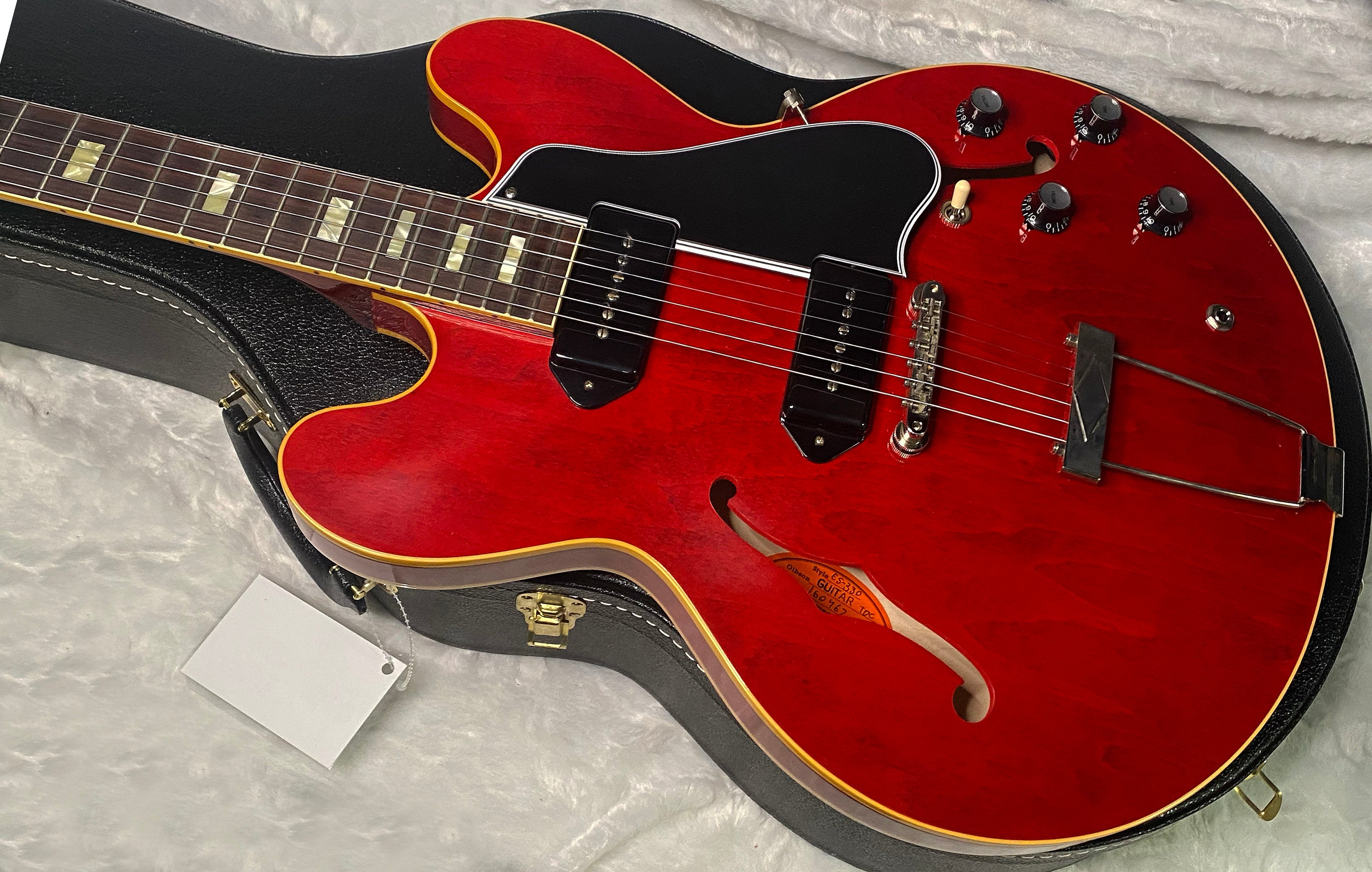 NEW! Gibson Custom Shop 1962 ES-330 Reissue Electric Guitar - '60s Cherry VOS - Authorized Dealer - Only 6.1lbs - In-Stock! G07237