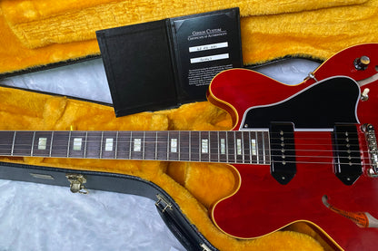 NEW! Gibson Custom Shop 1962 ES-330 Reissue Electric Guitar - '60s Cherry VOS - Authorized Dealer - Only 6.1lbs - In-Stock! G07237