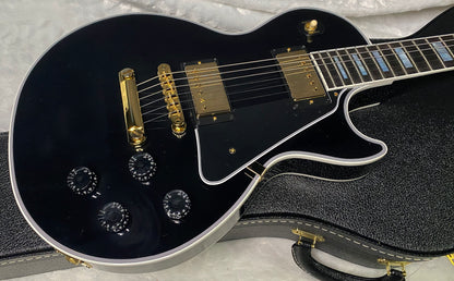 NEW! Gibson Custom Les Paul Custom Long Scale Electric Guitar - Ebony - Authorized Dealer - 10.6 lbs WOW - G07238