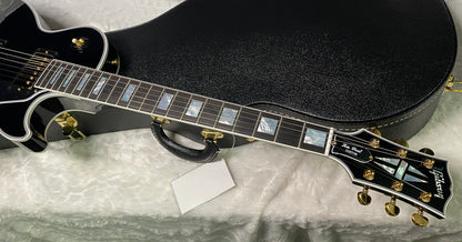 NEW! Gibson Custom Les Paul Custom Long Scale Electric Guitar - Ebony - Authorized Dealer - 10.6 lbs WOW - G07238