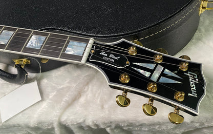 NEW! Gibson Custom Les Paul Custom Long Scale Electric Guitar - Ebony - Authorized Dealer - 10.6 lbs WOW - G07238