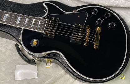 NEW! Gibson Custom Les Paul Custom Long Scale Electric Guitar - Ebony - Authorized Dealer - 10.6 lbs WOW - G07238