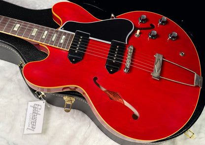 NEW! Gibson Custom Shop 1962 ES-330 Reissue Electric Guitar - '60s Cherry VOS - Authorized Dealer - Only 6.1lbs - In-Stock! G08033