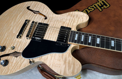 NEW ! Gibson ES-335 Block Inlay - Absolutely Beautiful Figured Natural Maple - Authorized Dealer - 8.8 lbs - G08083