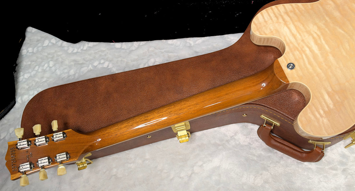 NEW ! Gibson ES-335 Block Inlay - Absolutely Beautiful Figured Natural Maple - Authorized Dealer - 8.8 lbs - G08083