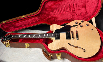 NEW ! Gibson ES-335 Block Inlay - Absolutely Beautiful Figured Natural Maple - Authorized Dealer - 8.8 lbs - G08083