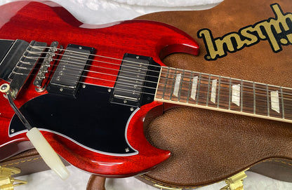 NEW! Gibson SG Standard '61 Maestro Vibrola Vintage Cherry - 7.5 lbs - Authorized Dealer! G07247