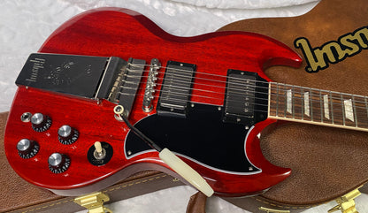 NEW! Gibson SG Standard '61 Maestro Vibrola Vintage Cherry - 7.5 lbs - Authorized Dealer! G07247