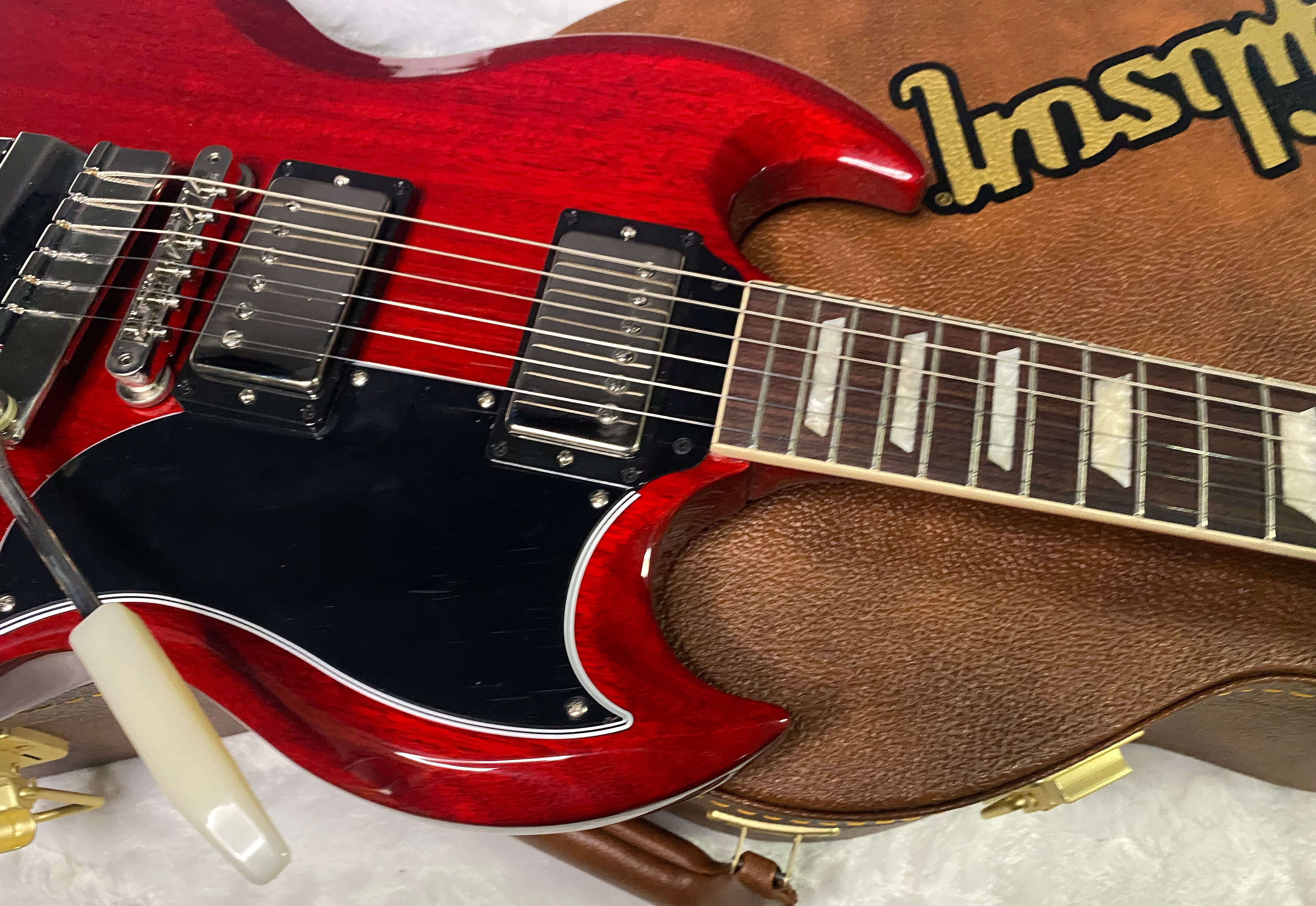 NEW! Gibson SG Standard '61 Maestro Vibrola Vintage Cherry - 7.3 lbs - Authorized Dealer! G07248
