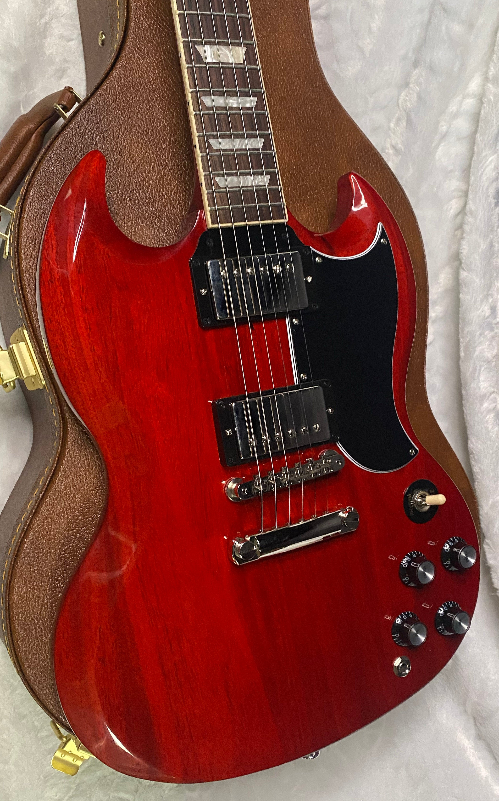 NEW ! Gibson SG Standard '61 Stop Bar - Vintage Cherry - Only 6.6 lbs - Authorized Dealer - G07254