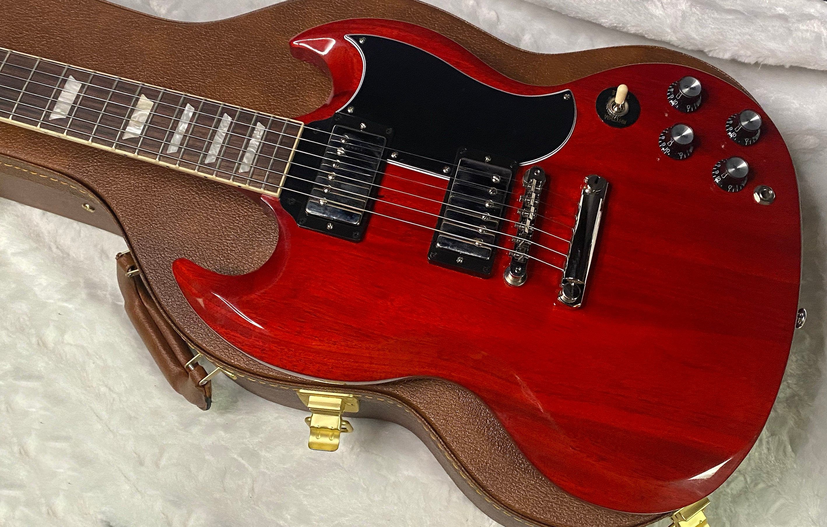 NEW ! Gibson SG Standard '61 Stop Bar - Vintage Cherry - Only 6.6 lbs - Authorized Dealer - G07254