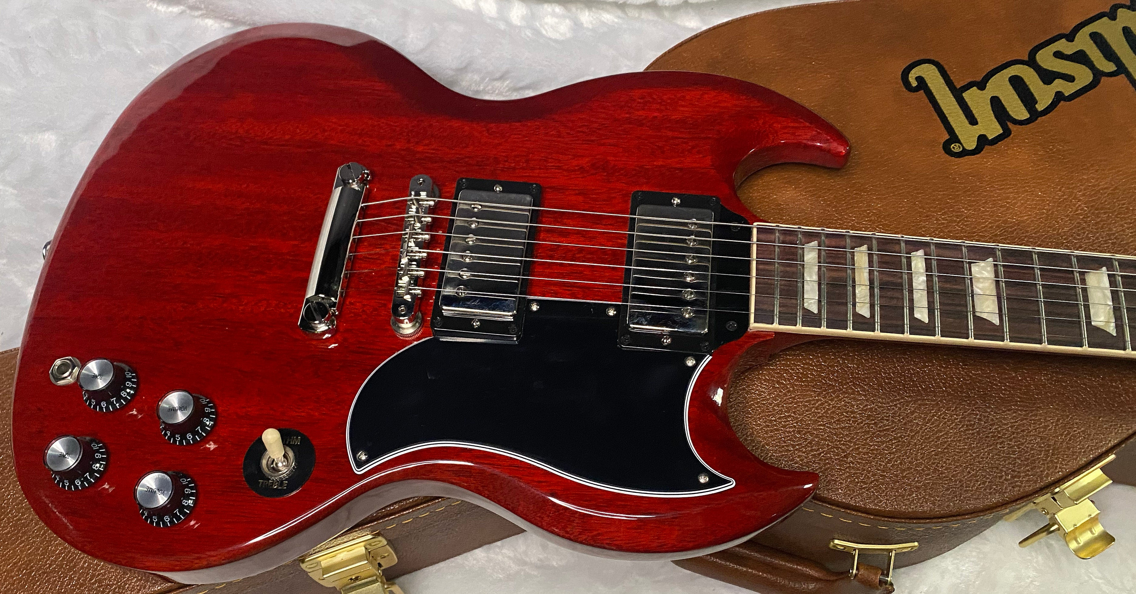 NEW ! Gibson SG Standard '61 Stop Bar - Vintage Cherry - Only 6.1 lbs - Authorized Dealer - G07249