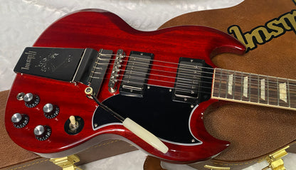 NEW! Gibson SG Standard '61 Maestro Vibrola Vintage Cherry - 6.7 lbs - Authorized Dealer! G07261