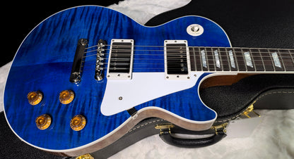 NEW! Gibson Custom Les Paul Standard Electric Guitar - Trans Blue - 9.3lbs - Authorized Dealer - G08015