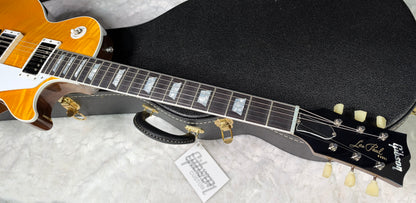 NEW! Gibson Custom Les Paul Standard Electric Guitar - Trans Amber - 9lbs - Authorized Dealer - G07915