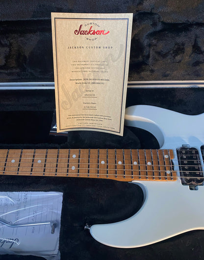 NEW ! Jackson Custom Shop Dinky HSH - Roasted Maple Neck & Fretboard - DK - Sonic Blue - Authorized Dealer - 7.9 lbs - G06640