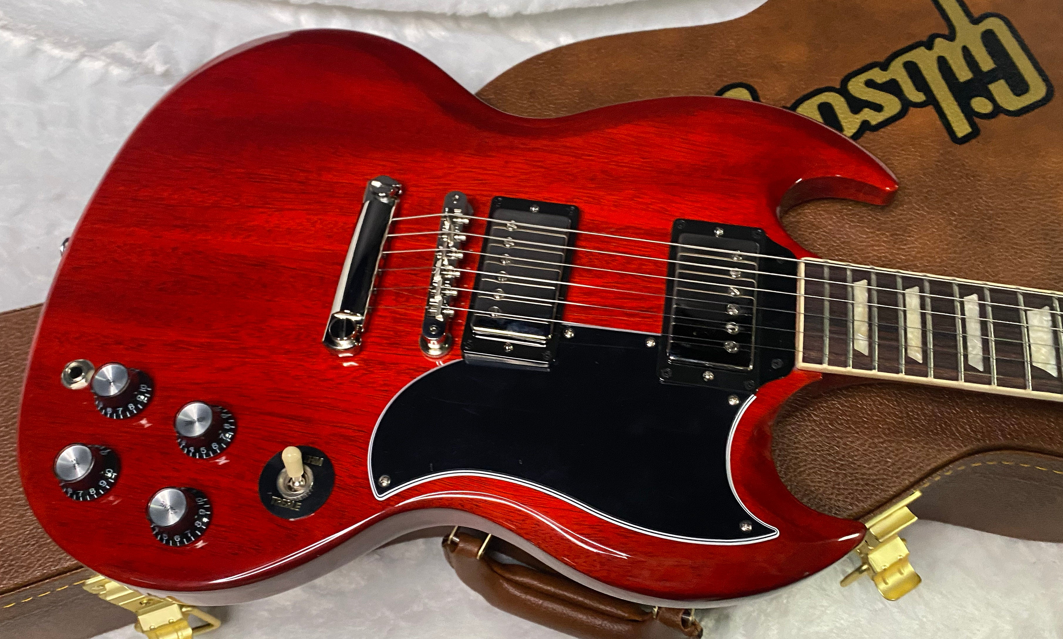 NEW ! Gibson SG Standard '61 Stop Bar - Vintage Cherry - Only 6 lbs - Authorized Dealer - G07243