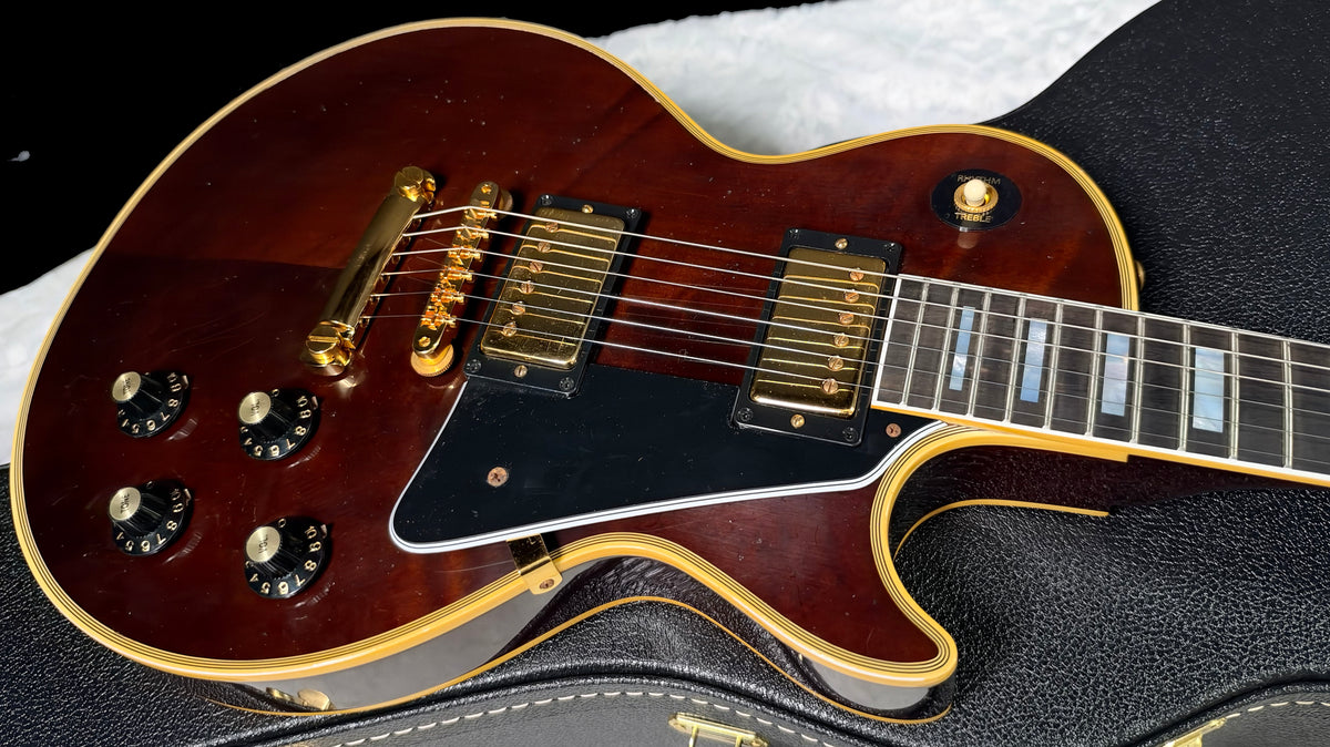 NEW! Gibson Custom Shop Murphy Lab '68 Les Paul Custom Reissue - Light Aged Walnut Finish - Authorized Dealer - Only 9.4 lbs - G08023