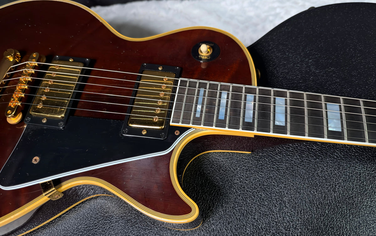 NEW! Gibson Custom Shop Murphy Lab '68 Les Paul Custom Reissue - Light Aged Walnut Finish - Authorized Dealer - Only 9.4 lbs - G08023