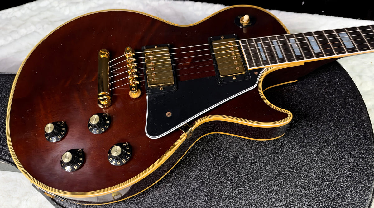 NEW! Gibson Custom Shop Murphy Lab '68 Les Paul Custom Reissue - Light Aged Walnut Finish - Authorized Dealer - Only 9.4 lbs - G08023