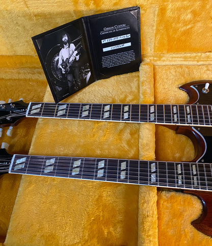 NEW ! Gibson Custom Jimmy Page EDS-1275 Doubleneck VOS Electric Guitar - '69 Cherry - Custom Shop - Authorized Dealer - 11.35lbs - G05841