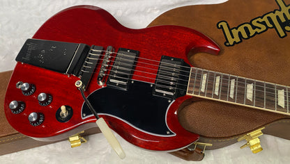NEW! Gibson SG Standard '61 Maestro Vibrola Vintage Cherry - 7.85 lbs - Authorized Dealer! G07259