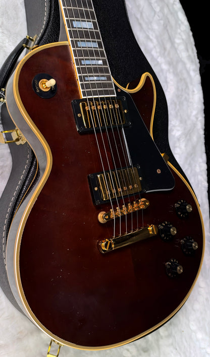 NEW! Gibson Custom Shop Murphy Lab '68 Les Paul Custom Reissue - Light Aged Walnut Finish - Authorized Dealer - Only 9.4 lbs - G08023