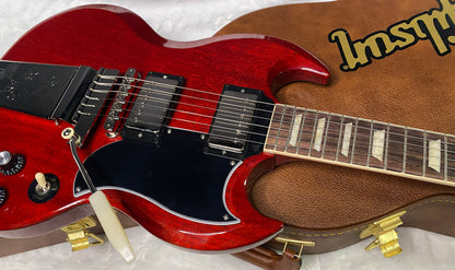 NEW! Gibson SG Standard '61 Maestro Vibrola Vintage Cherry - 7.85 lbs - Authorized Dealer! G07259