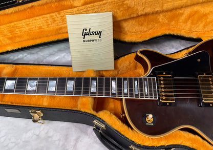 NEW! Gibson Custom Shop Murphy Lab '68 Les Paul Custom Reissue - Light Aged Walnut Finish - Authorized Dealer - Only 9.4 lbs - G08023