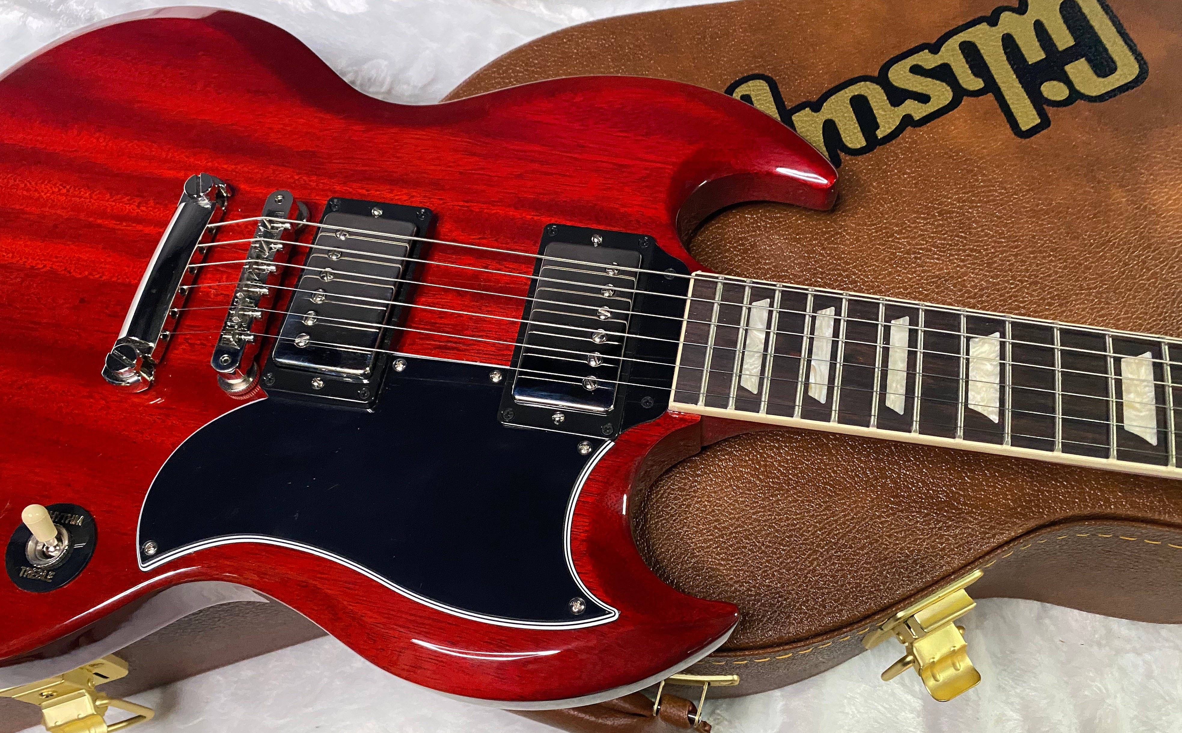 NEW ! Gibson SG Standard '61 Stop Bar - Vintage Cherry - Only 6.45 lbs - Authorized Dealer - G07244