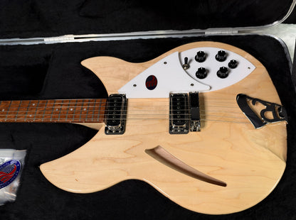NEW! Rickenbacker 330 Maple Glo MG - Semi Hollow Electric Guitar - Authorized Dealer - 7.6lbs - G08034