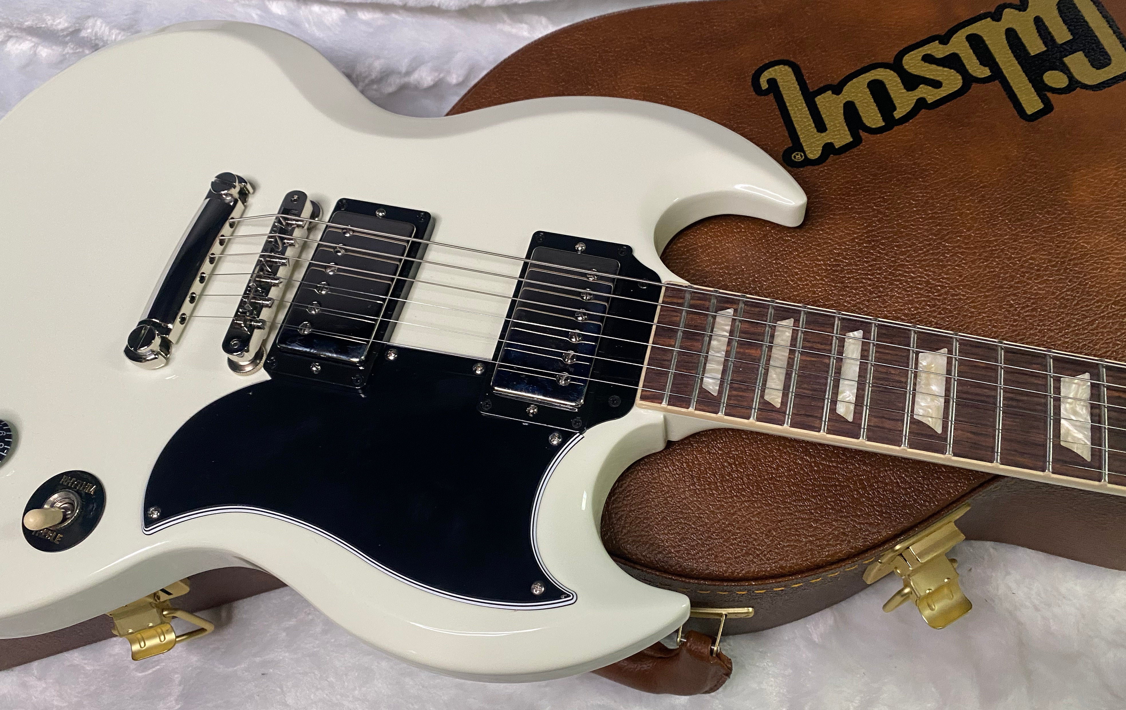 NEW ! Gibson SG Standard '61 Stop Bar - Classic White - Only 6.25 lbs - Authorized Dealer - G07245