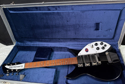 NEW! Rickenbacker 325C64 Miami 3 Pickup Semi-Hollow Guitar- Jetglo - Authorized Dealer - 6.6lbs - G08021