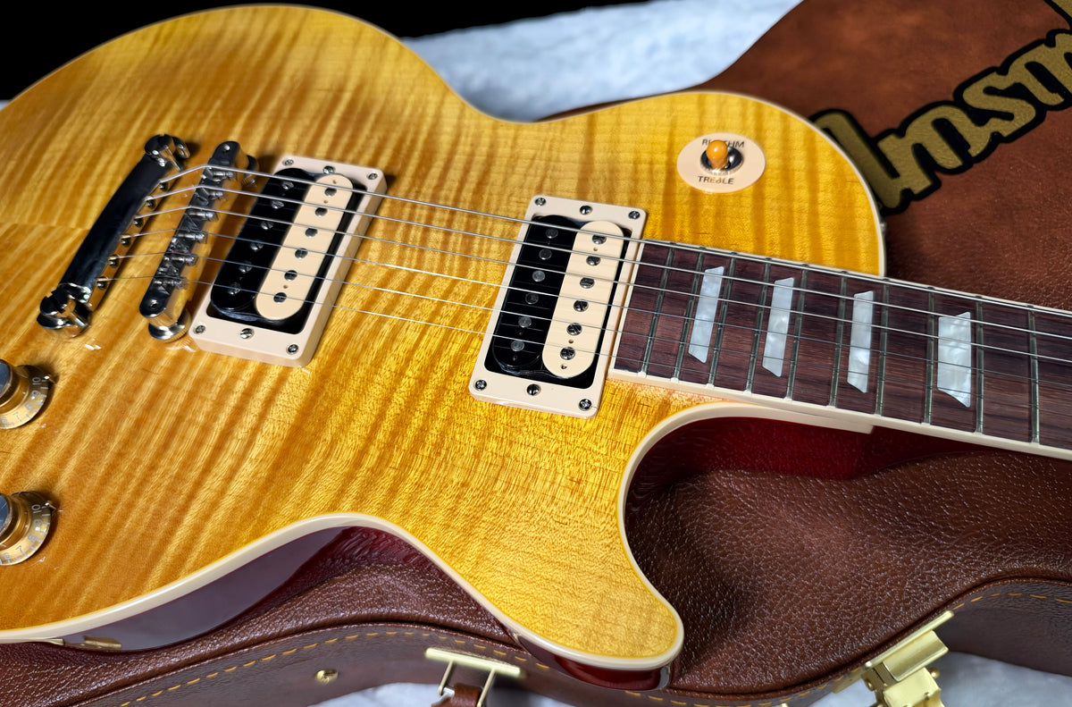 NEW ! Gibson Les Paul Slash - Appetite Burst - Beautiful Cathedral Chevron Flame Top - Authorized Dealer - Only 8.9 lbs - G08043