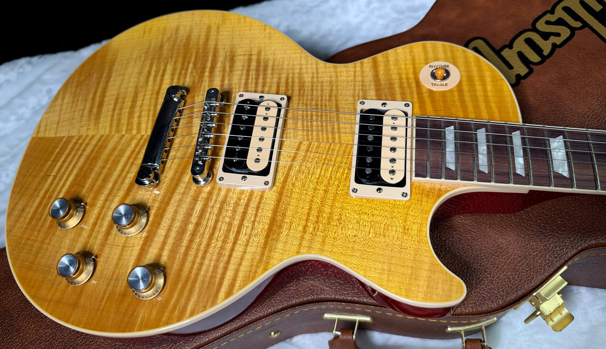 NEW ! Gibson Les Paul Slash - Appetite Burst - Beautiful Cathedral Chevron Flame Top - Authorized Dealer - Only 8.9 lbs - G08043