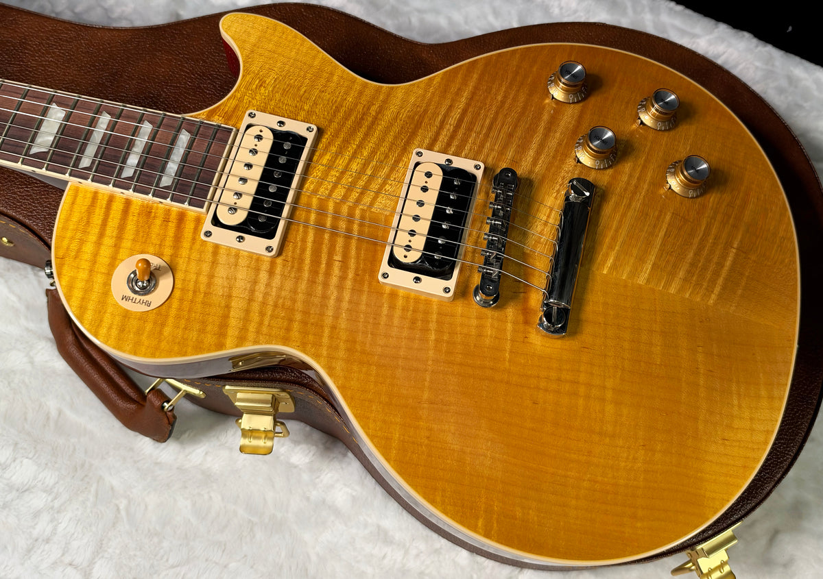 NEW ! Gibson Les Paul Slash - Appetite Burst - Beautiful Cathedral Chevron Flame Top - Authorized Dealer - Only 8.9 lbs - G08043