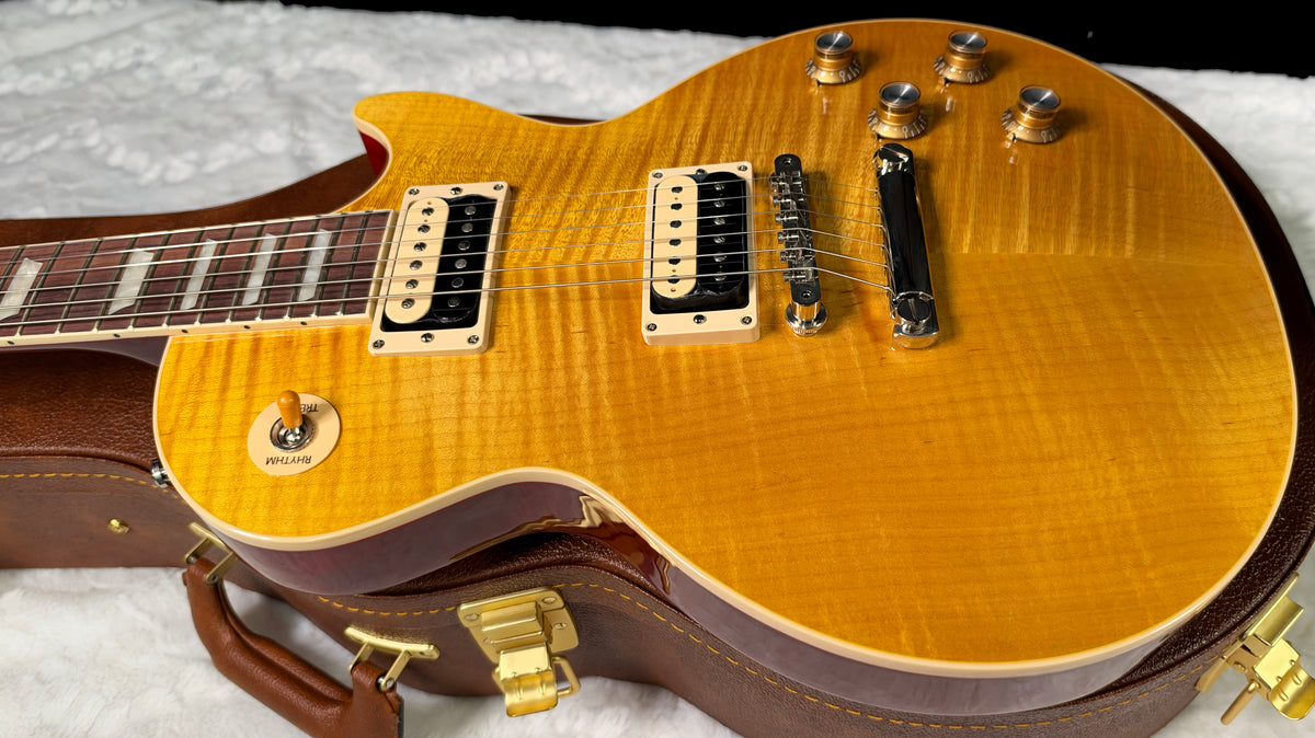 NEW ! Gibson Les Paul Slash - Appetite Burst - Beautiful Cathedral Chevron Flame Top - Authorized Dealer - Only 8.9 lbs - G08043