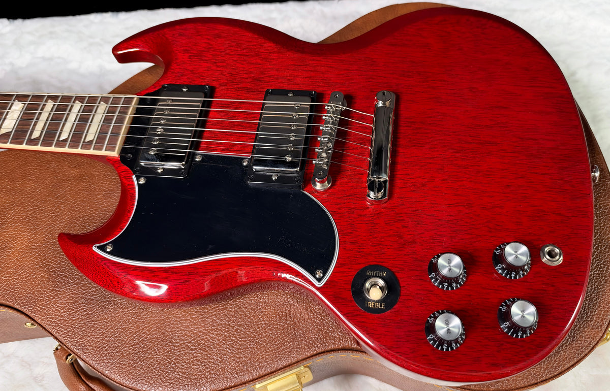 NEW ! Gibson SG Standard '61 Stop Bar Left Handed - Vintage Cherry - 6.3 lbs - Authorized Dealer - G08040