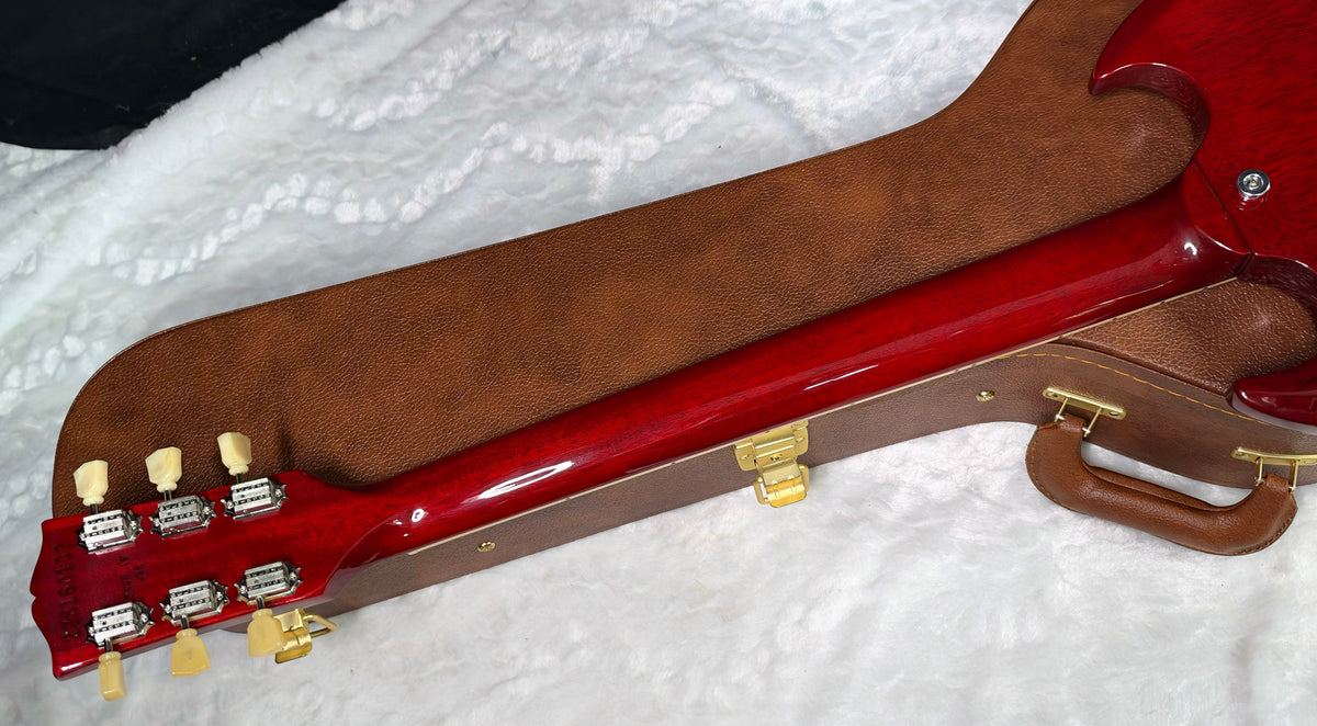 NEW ! Gibson SG Standard '61 Stop Bar Left Handed - Vintage Cherry - 6.3 lbs - Authorized Dealer - G08040
