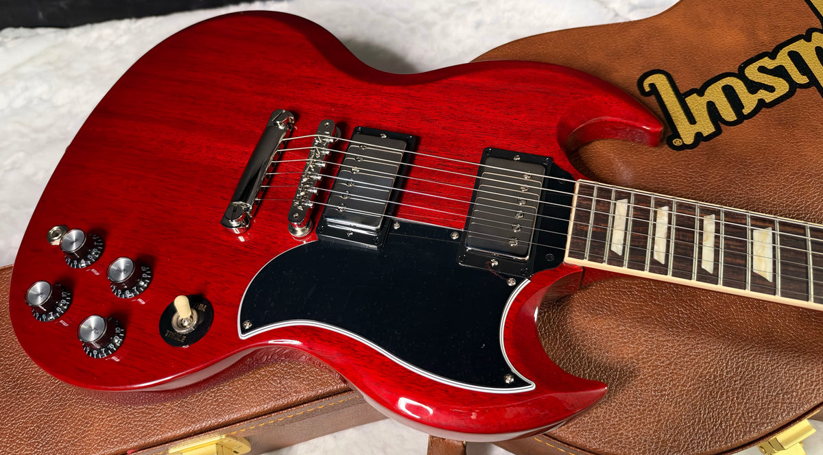 NEW ! Gibson SG Standard '61 Stop Bar - Vintage Cherry - Only 6.3 lbs - Authorized Dealer - G08001